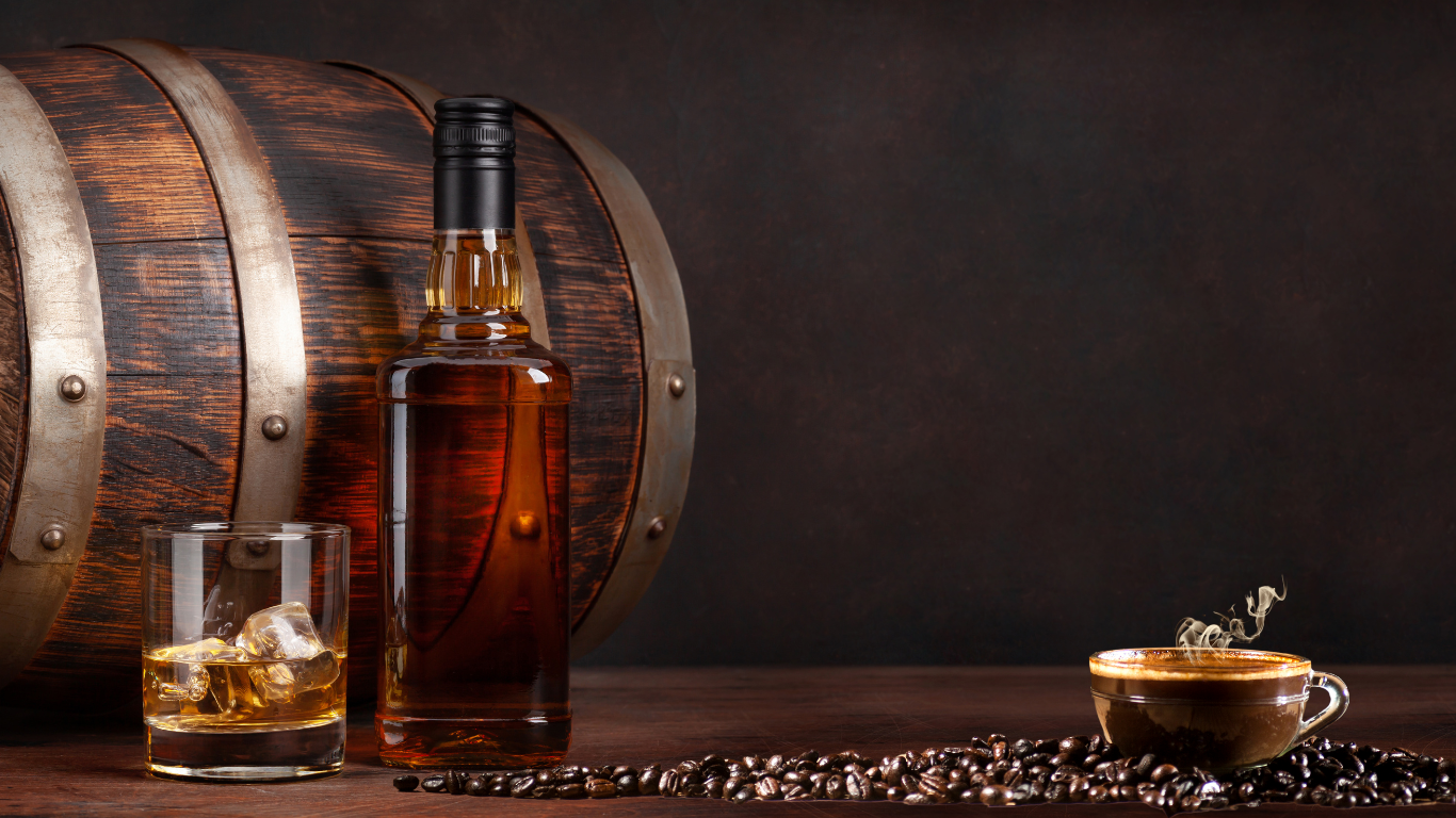GRANDEUR: Guatemalan single-origin medium roast coffee aged in whiskey barrels