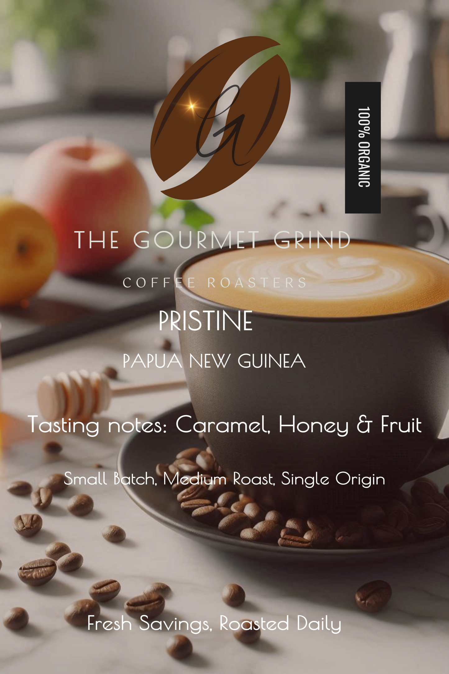 PRISTINE: Papua New Guinea single origin medium roast coffee