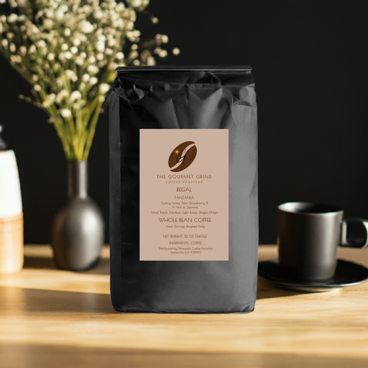 REGAL: Tanzanian single origin medium-light roast coffee