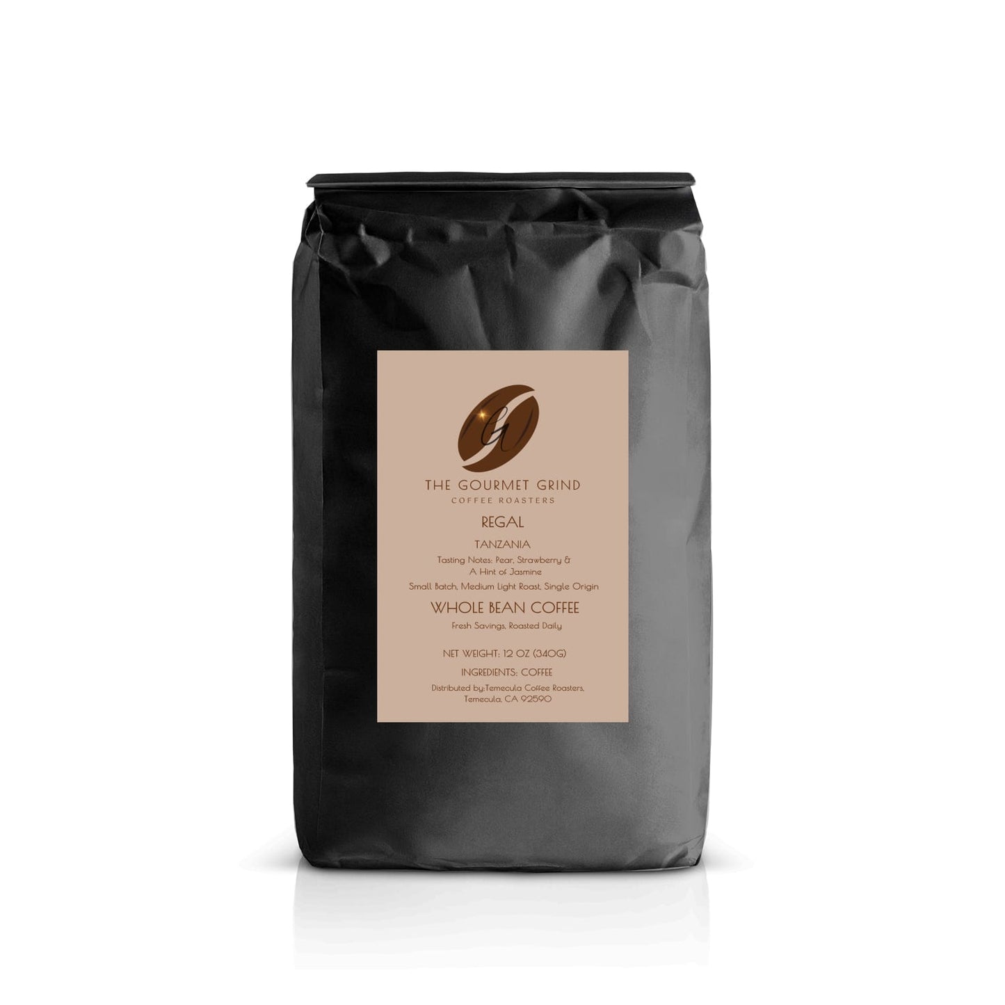 REGAL: Tanzanian single origin medium-light roast coffee